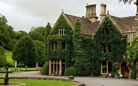 Hd Wallpaper England House Ivy Trees Wiltshire Wallpaper Flare