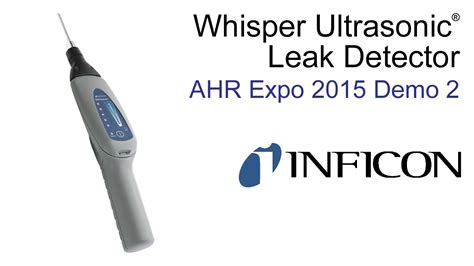 Whisper Ultrasonic Leak Detector Demo 2 Ahr Expo 2015 Youtube
