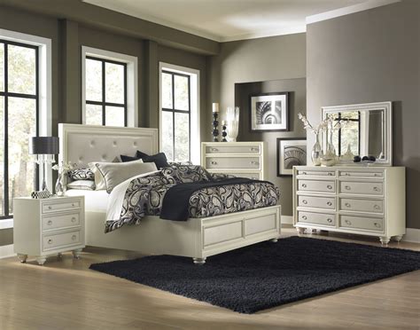 Hickory white mcm mid century modern wood king size bed frame. Diamond Island Bedroom Set from Magnussen Home (B2344-50H ...