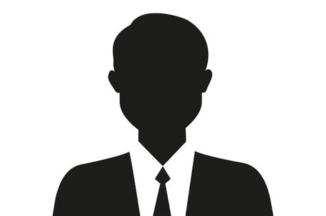Premium Vector Male Avatar Icon Unknown Or Anonymous Person Default