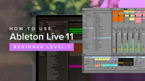 Ableton Live 11 Beginner Video Tutorial Level 1 Introduction And