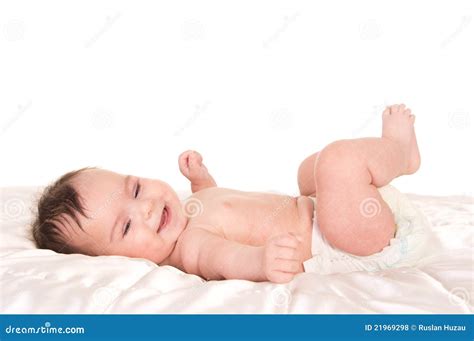 Baby In Diapers Royalty Free Stock Photos Image 21969298