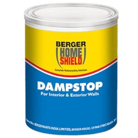 White Berger Home Shield Dampstop Waterproof Coating Packaging Size 2