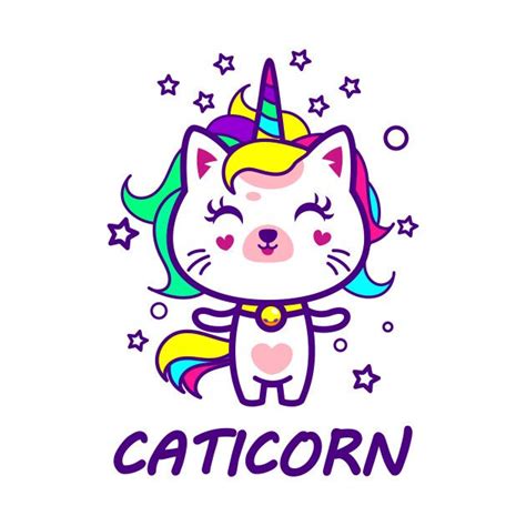 Magical Caticorn Unicorn Cat T Shirt For Girls And Kids Unicorn Pig