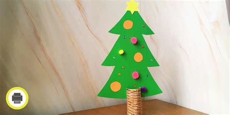 Christmas Tree Toilet Roll Christmas Craft Instructions