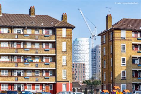 Council Housing Blocks And Modern Tower Block Flats Labm