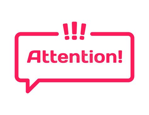 Are you looking for attention sign design images templates psd or png vectors files? Attention Template Dialog Bubble In Flat Style On White ...