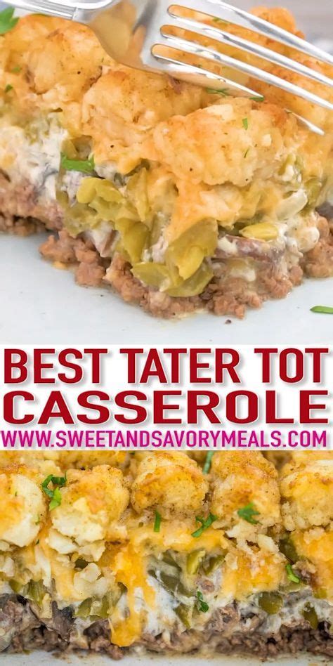 The Ultimate Tater Tot Casserole Video Sweet And Savory Meals