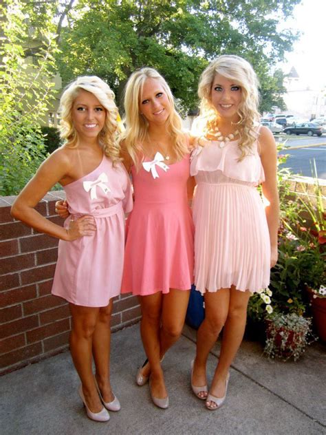 Pink Dresses Recruitment Recruitment Outfits Sorority Recruitment Sorority Girls College