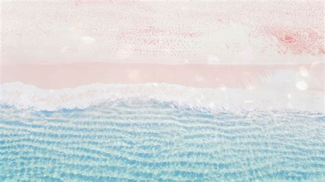 Aesthetic Beach Desktop Wallpaper Sparkle Premium Photo Rawpixel