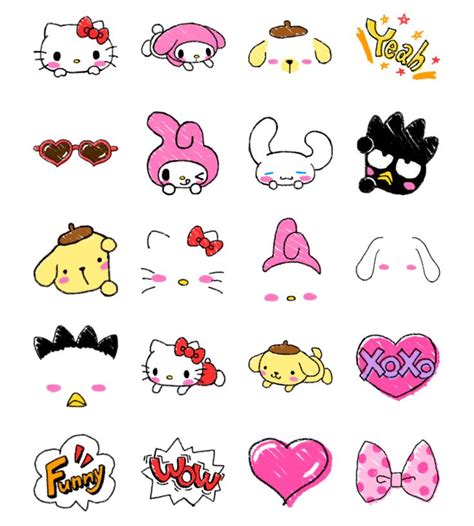 Sanrio Characters Selfie Hello Kitty Drawing Hello Kitty Kitty Drawing