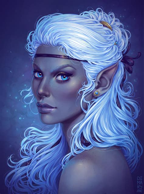 Commission Dark Elf By Dimary On Deviantart