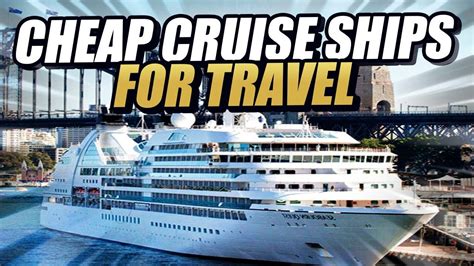 Cruise Ships Are Back 5 Cheapest Cruise Ships To Travel On Youtube