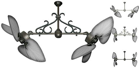 Here are two ceiling fan recordings: 50 inch Twin Star III Double Ceiling Fan - Bombay Brushed ...