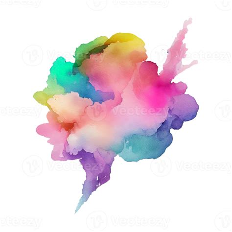Free Watercolor Stain In Colorful 21179704 Png With Transparent Background