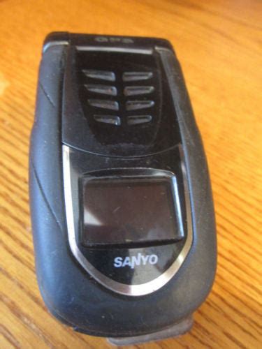 Sanyo Scp 7050 Sprint Speakerphone Ptt Black Very Good Beast