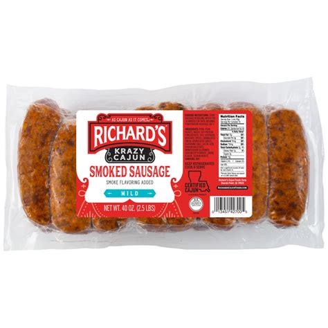 Krazy Cajun Sausage Richards Cajun Foods