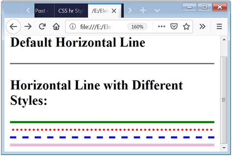 Gradient HR Tag: CSS Styling for Horizontal Rules