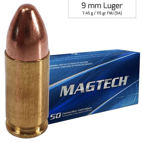 Náboj Magtech 9 Mm Luger Fmj 9a 745g 115gr Online Shop Guns