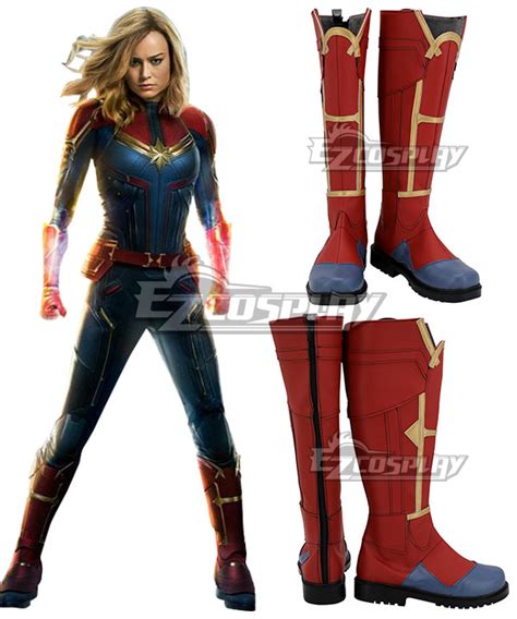 2019 Movie Captain Marvel Carol Danvers Cosplay Costume