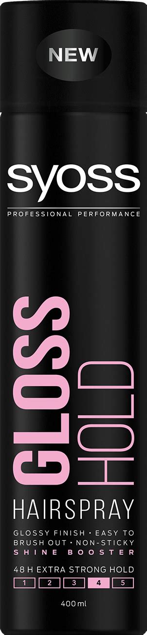 Download Syoss Com Styling Gloss Hold Hairspray Syoss Haarspray Glossing Hold Png Image With