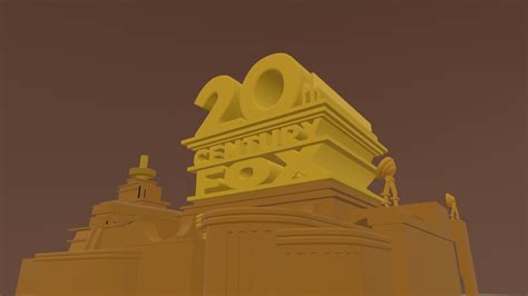 20th Century Fox Logo 2010 2020 Download Free 3d Model By Klasky