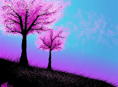 Pink Trees By Theoshit On Newgrounds