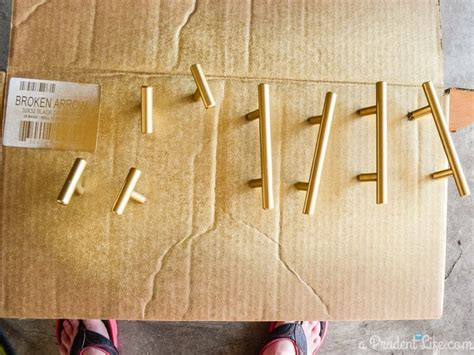 For a glossy and durable finish, use a spray paint that is designated as enamel. this paint should be applied just as you applied the primer. Cabinet Hardware Magic {How I saved 84%!} - Polished Habitat
