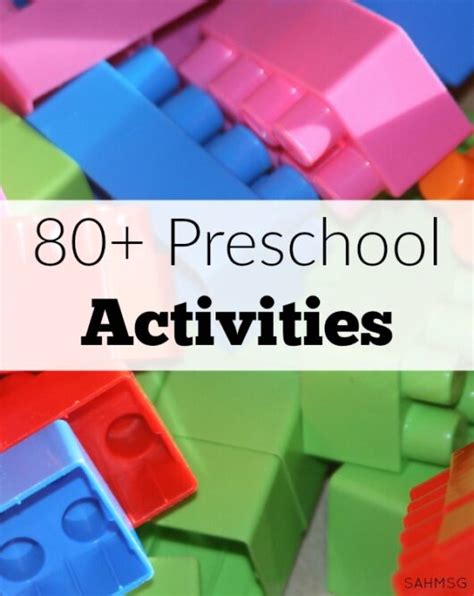 Preschool Activities The Stay At Home Mom Survival Guide
