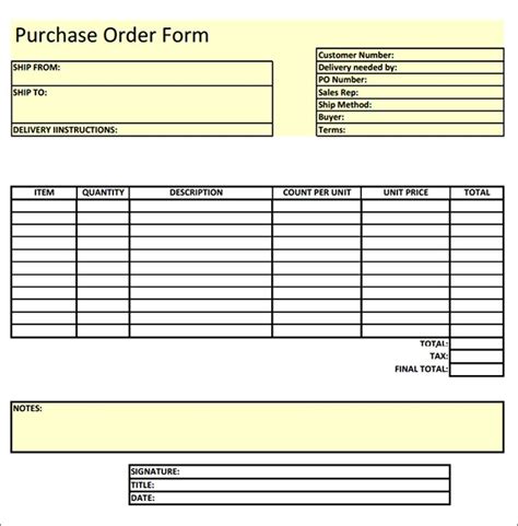 Dont panic , printable and downloadable free free sample work order form 9 examples in word pdf maintenance work we have created for you. Purchase Order Template Word | playbestonlinegames