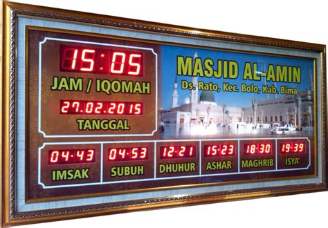 Jam Masjid Digital Lebih Tepat Sebagai Pengingat Ibadah
