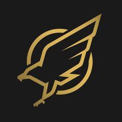 ✓ free for commercial use ✓ high quality images. Eagle logo, emblem on a dark background. | Ideias para logotipos, Logotipo de arte, Design de ...