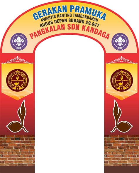 Desain Spanduk Gapura Pramuka 2019 Percetakan Dea Grafika Subang