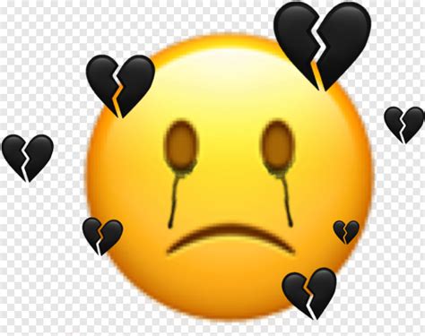 Heart Broken Sad Emoji 640x507 22243977 Png Image Pngjoy
