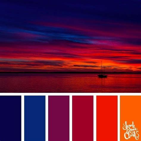 Pin By Ah On Colour Splash Sunset Color Palette Color Palette