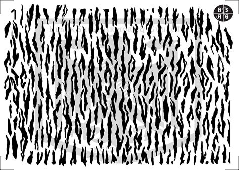 Pack Of 2 Bottomland Camouflage Stencils Printed On Avery High Heat