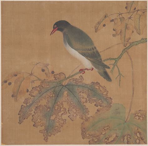 Unidentified Artist Bird On Branch China Qing Dynasty 16441911