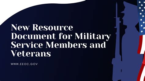EEOC: Resource Document for Military Service Members & Veterans Facing