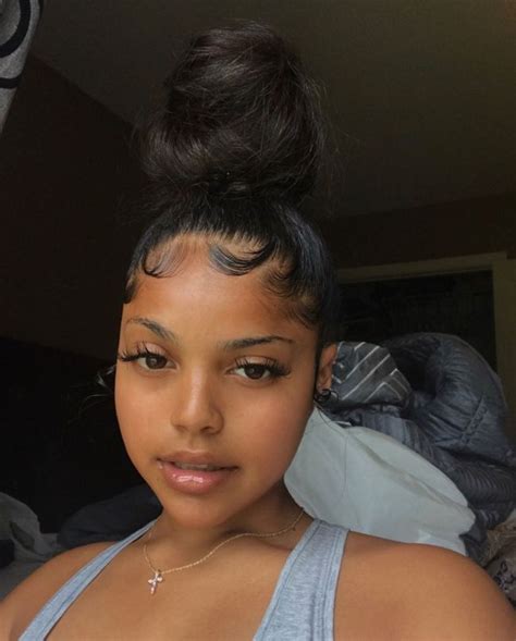 They're instead alternated with other popular hairstyles such as hair twists, protective hairstyles and more. @BoujieGirll | Hair inspiration, Baby hairstyles, Baddie ...