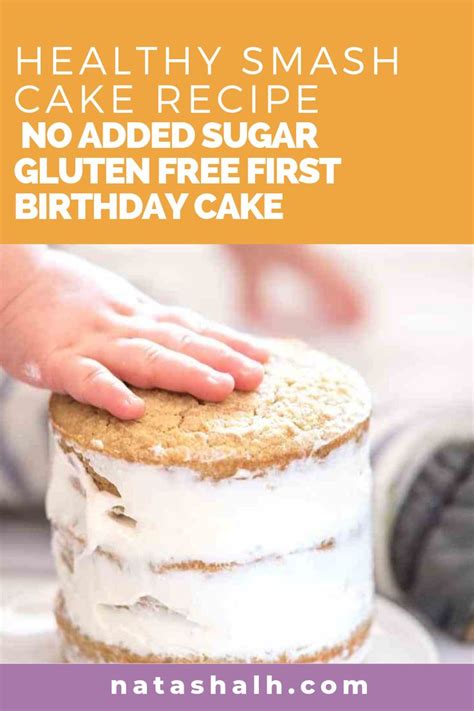 Healthy Smash Cake Recipe No Added Sugar Gluten Free First Birthday