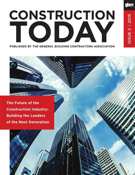 Construction Today Magazine Issue 2 By General Building Contractors