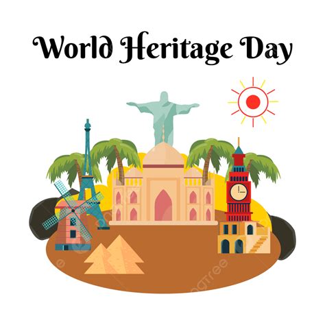 Heritage Clipart Transparent Png Hd World Heritage Day Festival Vector