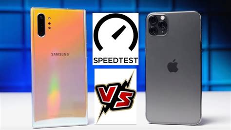 Samsung Galaxy Note 10 Plus Vs Iphone 11 Pro Max Speed Test Youtube