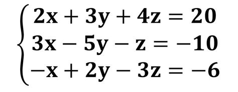 Sistemas De Tres Ecuaciones Lineales 3x3 Ficha Interactiva Topworksheets