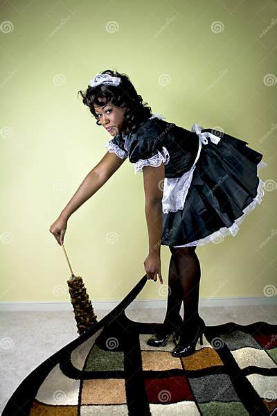 Maid Cleaning Stock Image Image Of Apron Beauty Female 6457855