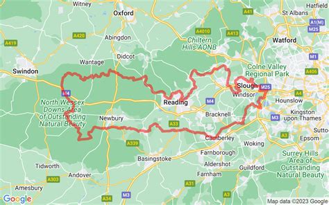 Berkshire Map County Map Of Berkshire England