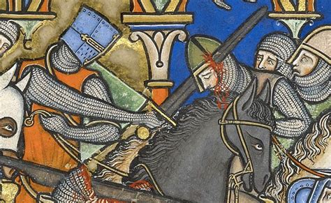 Illustration Detail Above Crusader Bible 1240 Ad Medieval