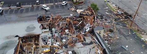 Surprise Ef 2 Tornado Rips Through Tulsa Leaves Significant Damage And