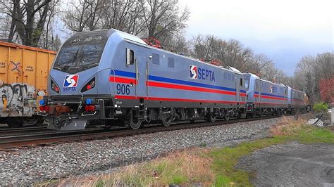🐦 Union Pacifics Pull Csx W991 And Three Septa New Acs 64s Youtube