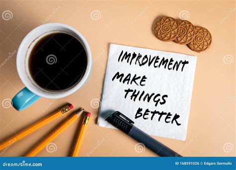 Improvement Make Things Better Business Development Inspiration And